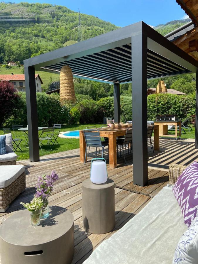 Grand Chalet A La Montagne Bourg-Saint-Maurice Ngoại thất bức ảnh